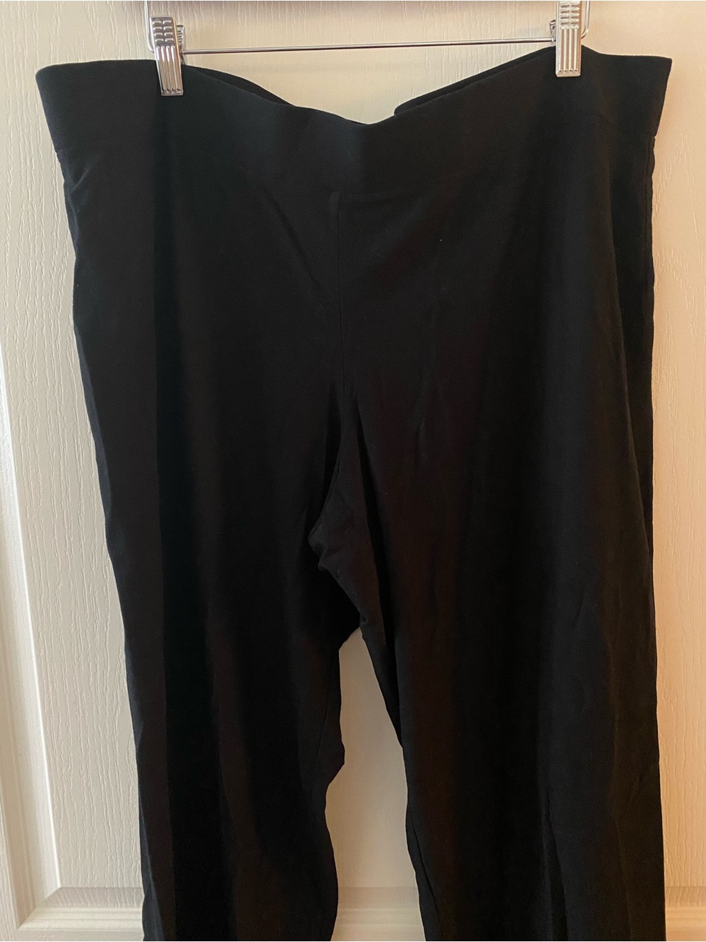 EILEEN FISHER Washable Crepe Pull-On Pants in Black - XL - Picture 6 of 10